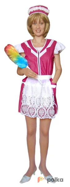 Возьмите Горничная малиновая Костюм напрокат (Фото 1) в Москве