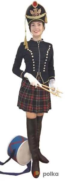 Возьмите Барабанщица синяя форма напрокат (Фото 1) в Москве