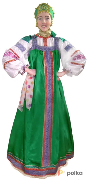 Возьмите Сарафан зеленый Костюм напрокат (Фото 1) в Москве