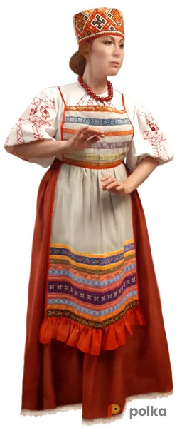 Возьмите Вятский женский Костюм напрокат (Фото 1) в Москве