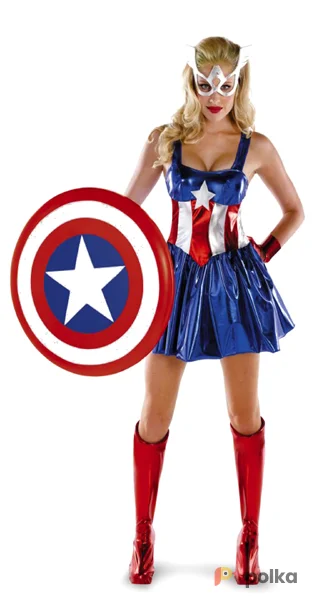 Возьмите Подруга Капитана Америка Костюм напрокат (Фото 1) в Москве