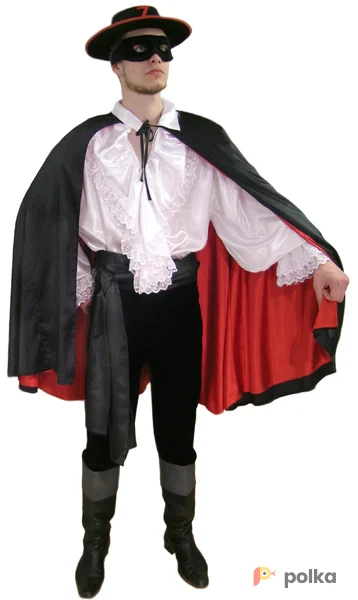 Возьмите Зорро короткий плащ Костюм напрокат (Фото 1) в Москве