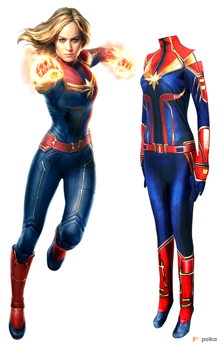 Возьмите Капитан Марвел Костюм женский напрокат (Фото 1) в Москве