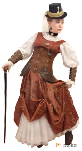 Возьмите Стимпанк амазонка Костюм женский напрокат (Фото 1) в Москве