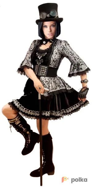 Возьмите Стимпанк секси кринолин Костюм  напрокат (Фото 1) в Москве