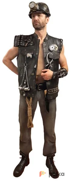 Возьмите Стимпанк шахтер Костюм мужской напрокат (Фото 1) в Москве