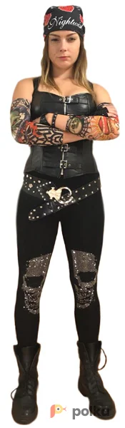 Возьмите Рок корсет черный Костюм женский напрокат (Фото 1) в Москве