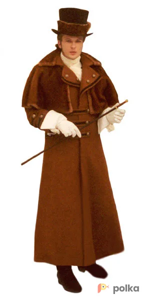 Возьмите Коричневое пальто мужское напрокат (Фото 1) в Москве