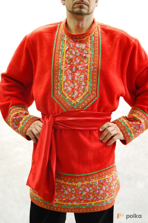 Возьмите РУБАШКА РУССКАЯ НАРОДНАЯ ДЛЯ УЛИЦЫ (флис) напрокат (Фото 1) в Москве