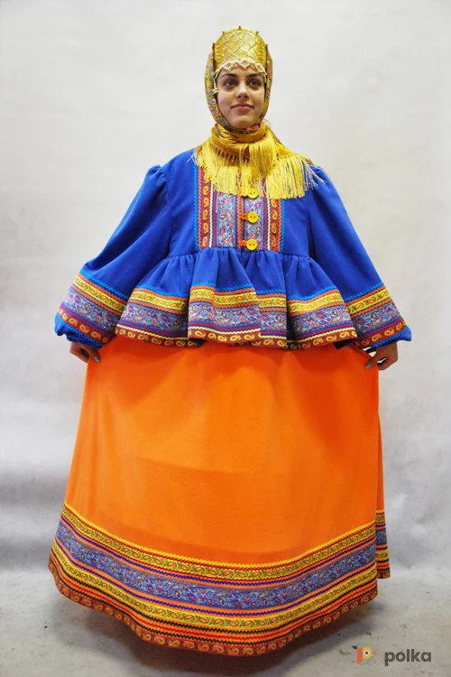 Возьмите "РУССКИЙ НАРОДНЫЙ КОСТЮМ ""ЗАБАВА"" (флис для улицы) " напрокат (Фото 1) в Москве