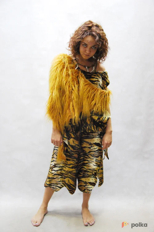 Возьмите КОСТЮМ ПЕЩЕРНОГО ЧЕЛОВЕКА ЖЕНСКИЙ №1 напрокат (Фото 1) в Москве