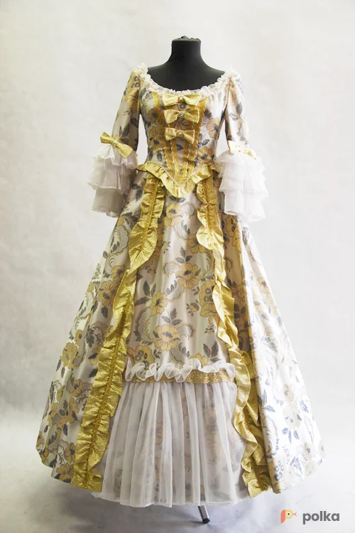 Возьмите ПЛАТЬЕ (белый жакард) напрокат (Фото 1) в Москве