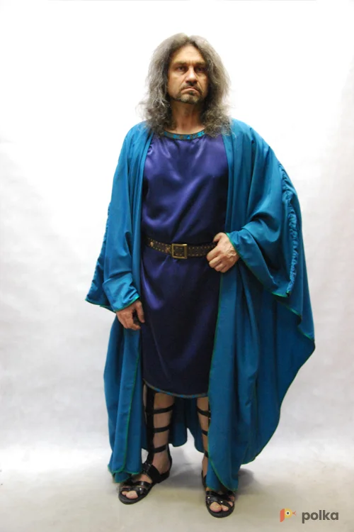 Возьмите КОСТЮМ ЗАЖИТОЧНОГО ГОРОЖАНИНА в комплекте: туниика (рубашка), плащ (тога), ремень. напрокат (Фото 1) в Москве