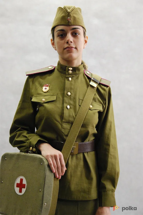 Возьмите ФОРМА СОЛДАТА ВОВ (женская) напрокат (Фото 1) в Москве