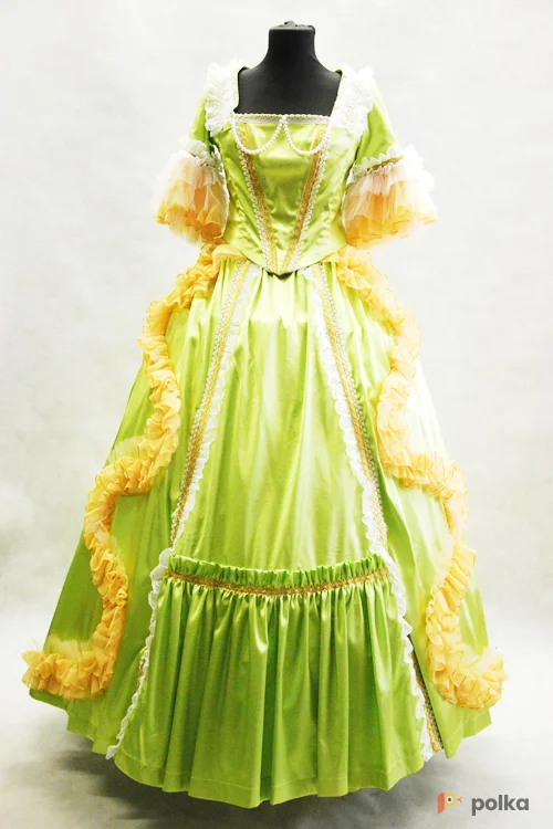 Возьмите ПЛАТЬЕ (салатовый шелк) напрокат (Фото 1) в Москве