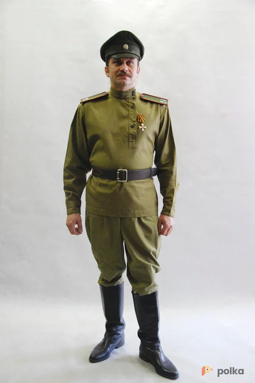 Возьмите ФОРМА СОЛДАТА БЕЛОЙ ГВАРДИИ (первая мировая война) напрокат (Фото 1) в Москве