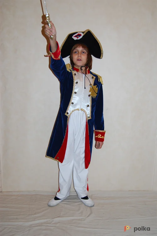 Возьмите КОСТЮМ НАПОЛЕОН в комплекте: мундир, брюки, головной убор, оружие. напрокат (Фото 1) в Москве