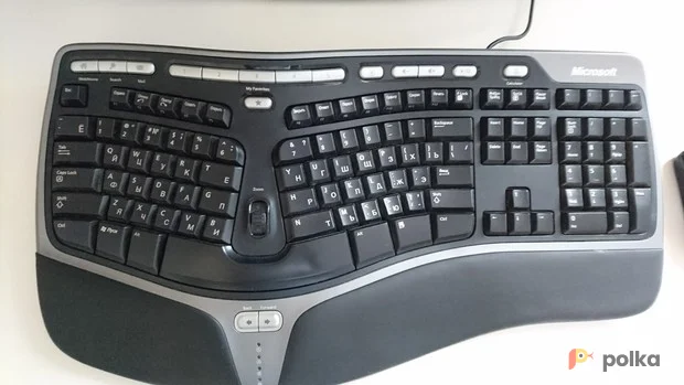 Возьмите Клавиатура Microsoft "Natural Ergonomic Keyboard 4000" (USB) напрокат (Фото 1) в Москве