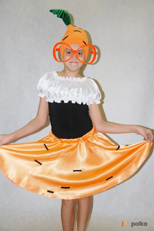 Возьмите ОВОЩИ И ФРУКТЫ Костюм МОРКОВКА напрокат (Фото 1) в Москве