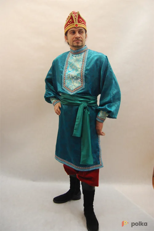 Возьмите РУБАШКА БОЯРСКАЯ (парча, атлас) №2 напрокат (Фото 1) в Москве