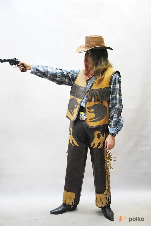 Возьмите КОСТЮМ КОВБОЯ (кожа) 7 напрокат (Фото 1) в Москве