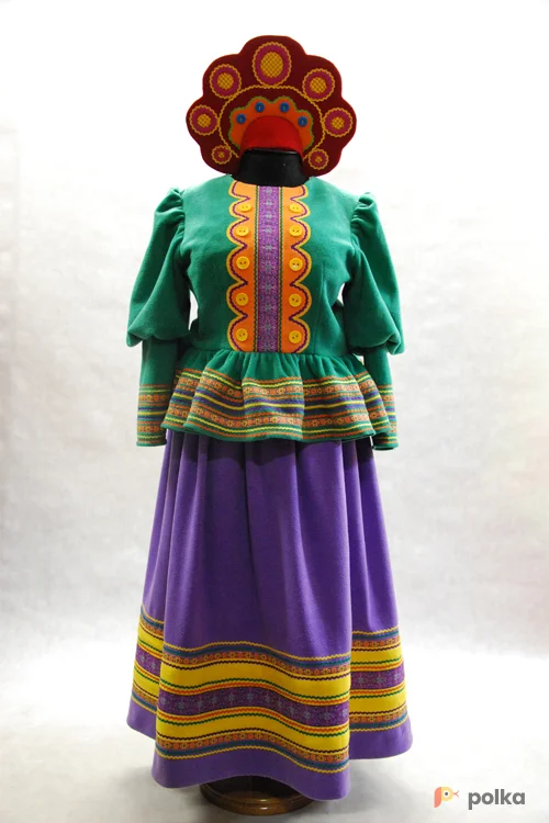 Возьмите РУССКИЙ НАРОДНЫЙ КОСТЮМ (Дымковская игрушка) напрокат (Фото 1) в Москве