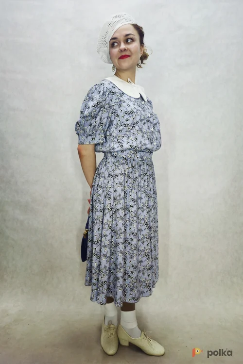 Возьмите ПЛАТЬЕ 40-50-ых годов (штапель) напрокат (Фото 1) в Москве