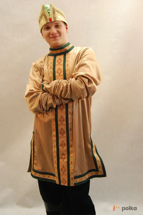 Возьмите РУБАШКА БОЯРСКАЯ (парча, атлас) №8 напрокат (Фото 1) в Москве