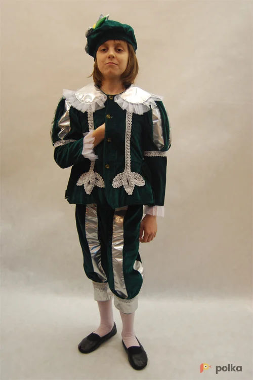 Возьмите КОСТЮМ ПРИНЦ, ПАЖ №9 (зеленый бархат) напрокат (Фото 1) в Москве