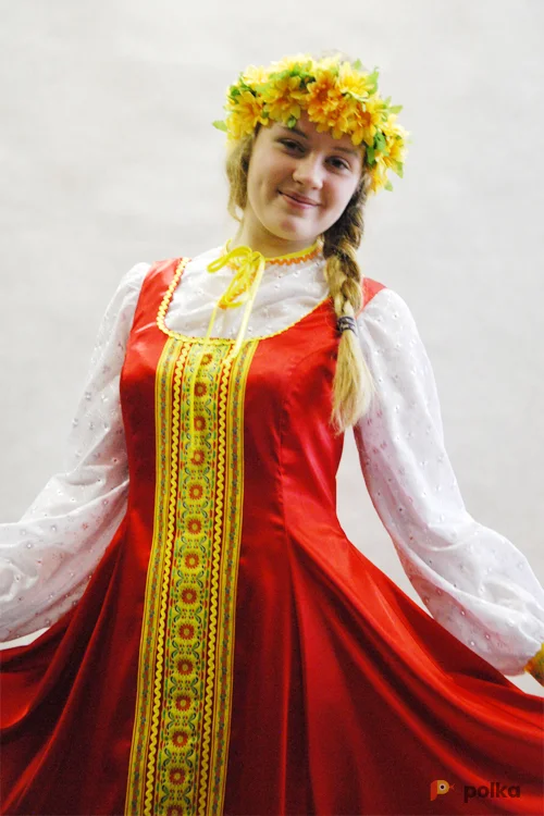 Возьмите РУССКИЙ НАРОДНЫЙ КОСТЮМ (кадрильный) №2 напрокат (Фото 1) в Москве