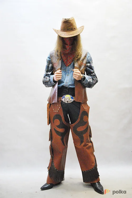 Возьмите КОСТЮМ КОВБОЯ (кожа) 6 напрокат (Фото 1) в Москве