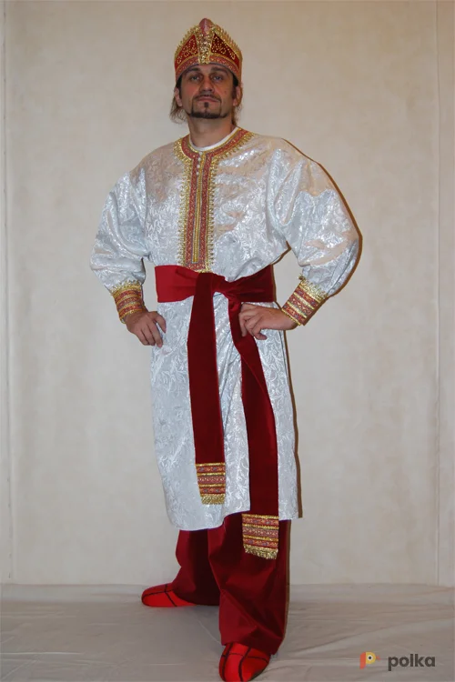 Возьмите РУБАШКА БОЯРСКАЯ (парча, атлас) №4 напрокат (Фото 1) в Москве