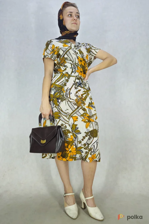 Возьмите ПЛАТЬЕ 60-70-ых годов (крепдешин) напрокат (Фото 1) в Москве