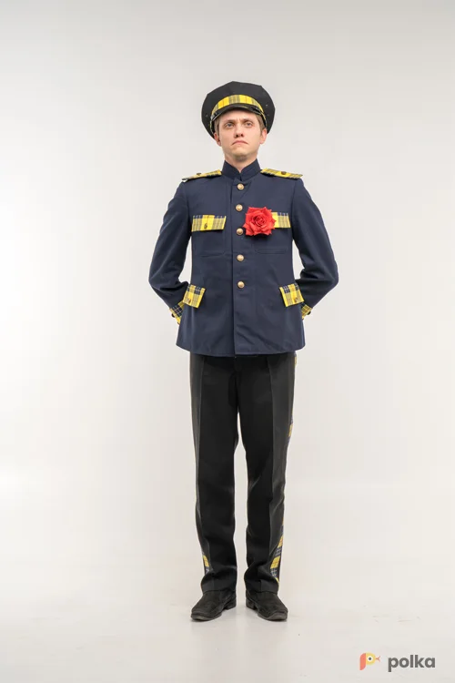 Возьмите КОСТЮМ ПОЛИЦЕЙСКОГО в комплекте: мундир, брюки, фуражка. напрокат (Фото 1) в Москве