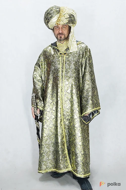 Возьмите КОСТЮМ ВОСТОЧНОГО МАГА (зеленая парча) напрокат (Фото 1) в Москве