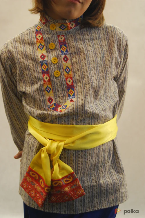 Возьмите Рубашка русская народная рост 1,2 - 1,4 м напрокат (Фото 1) в Москве