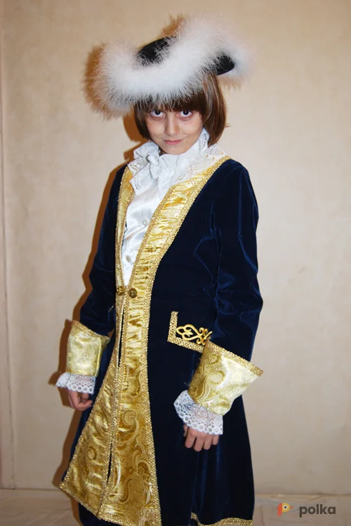 Возьмите КОСТЮМ ПРИНЦ, ВЕЛЬМОЖА №15 (синий бархат) напрокат (Фото 1) в Москве