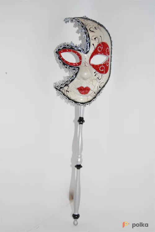 Возьмите МАСКА ВЕНИЦИАНСКАЯ (ВОЛЬТО - ЛУНА) №3 напрокат (Фото 1) в Москве