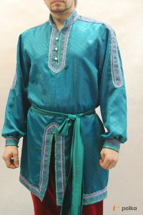 Возьмите РУБАШКА БОЯРСКАЯ (парча, атлас) №6 напрокат (Фото 1) в Москве