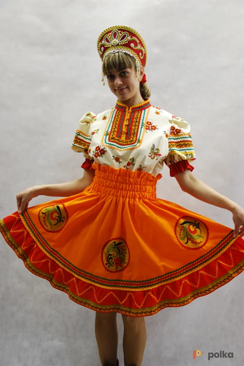 Возьмите РУССКИЙ НАРОДНЫЙ КОСТЮМ (кадрильный) №4 напрокат (Фото 1) в Москве