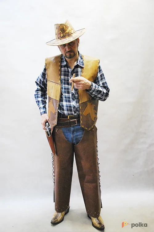 Возьмите КОСТЮМ КОВБОЯ (кожа) 8 напрокат (Фото 1) в Москве