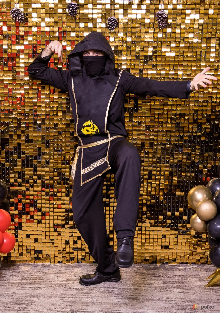 Возьмите Чёрный ниндзя костюм  напрокат (Фото 1) в Москве