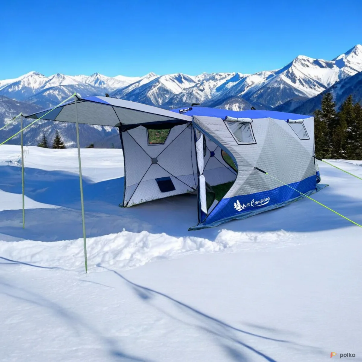 Возьмите Палатка Mircamping 2023 зимняя с теплым полом (8 мест) напрокат (Фото 1) в Москве