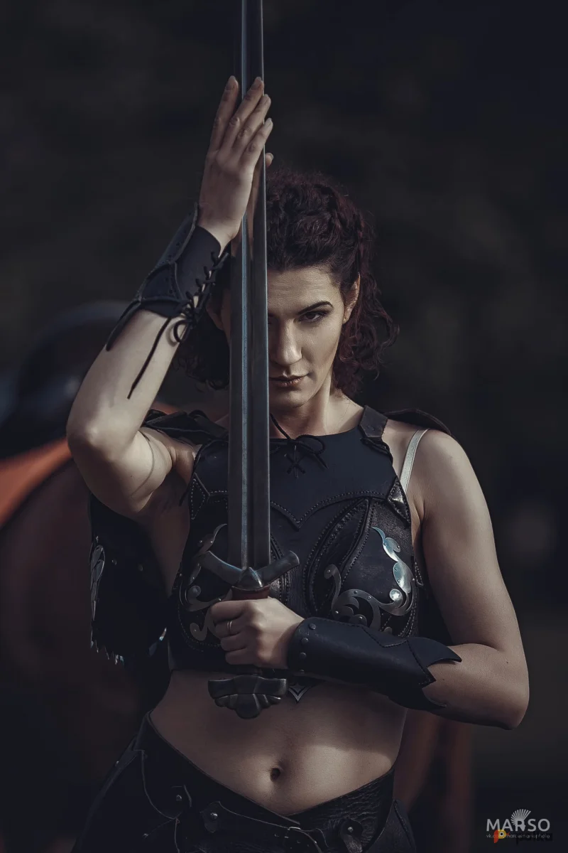 Возьмите Костюм Кожаный доспех "Леди-Рыцарь" напрокат (Фото 1) В Нижнем Новгороде