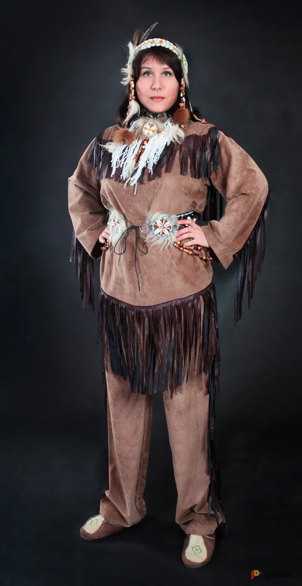 Возьмите Индейский женский костюм с брюками напрокат (Фото 1) В Нижнем Новгороде