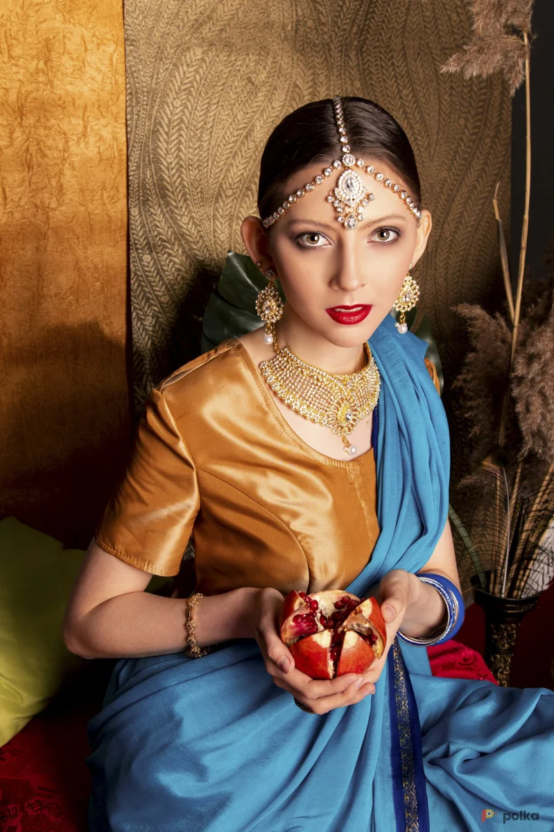 Возьмите Индийское сари «Анкита» женский наряд напрокат (Фото 1) В Нижнем Новгороде