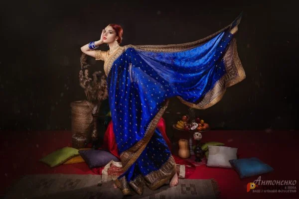 Возьмите Индийское Сари «Джая» женский наряд напрокат (Фото 1) В Нижнем Новгороде