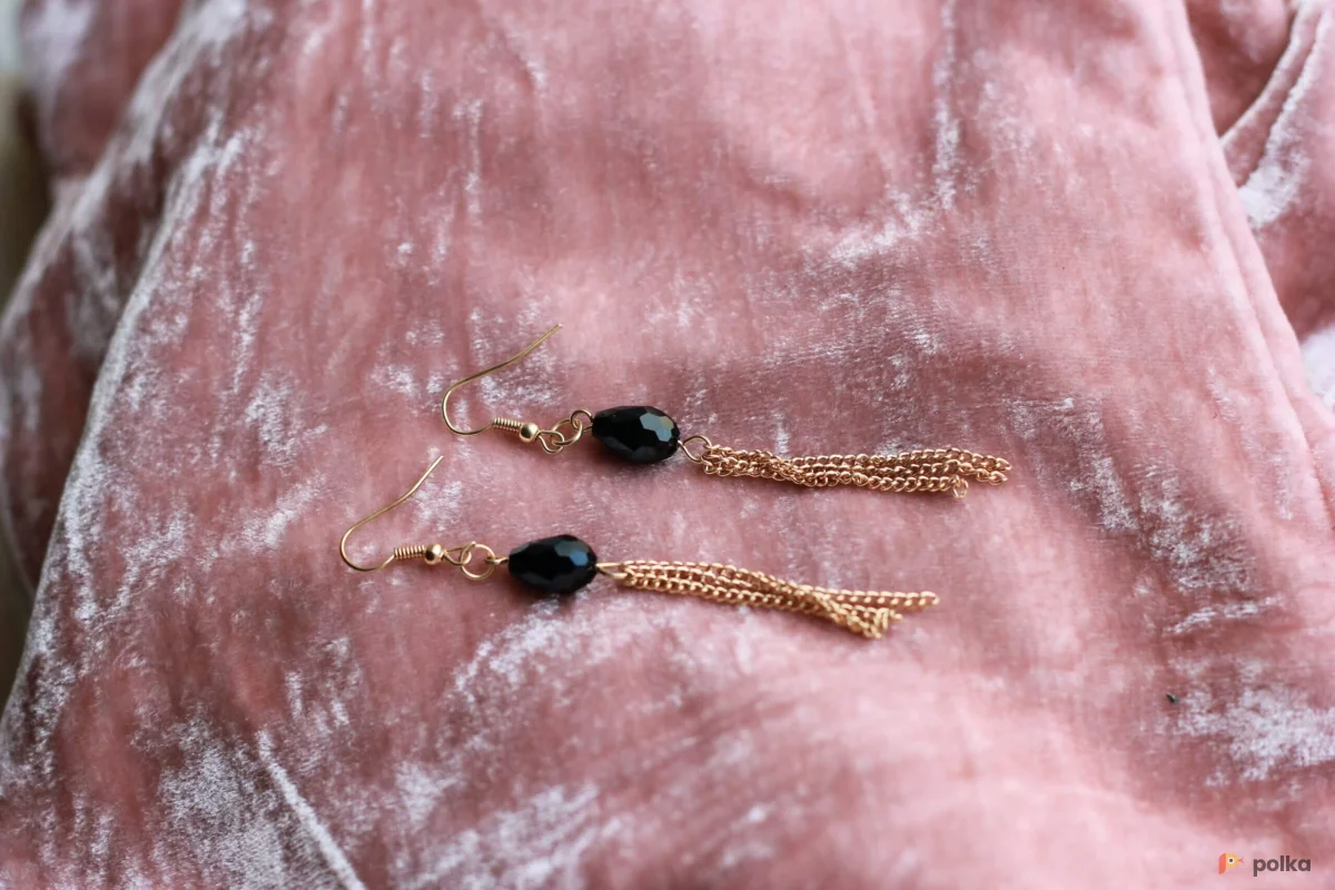 Возьмите Серьги с черными камнями напрокат (Фото 1) В Нижнем Новгороде