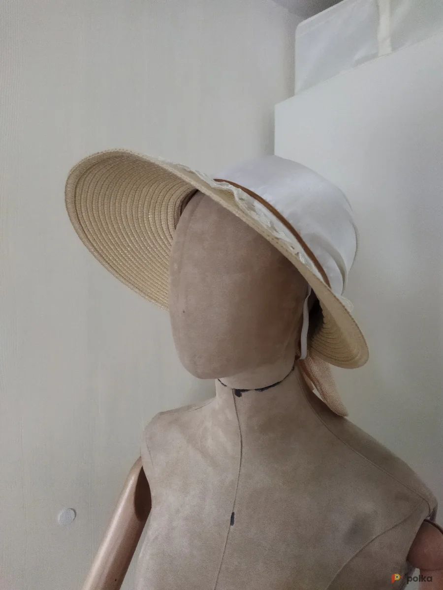 Возьмите Соломенный капор светлый (шляпка) напрокат (Фото 1) В Нижнем Новгороде