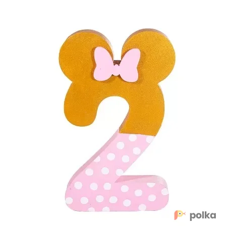 Возьмите Цифра 2 розово-золотая напрокат (Фото 1) В Краснодаре